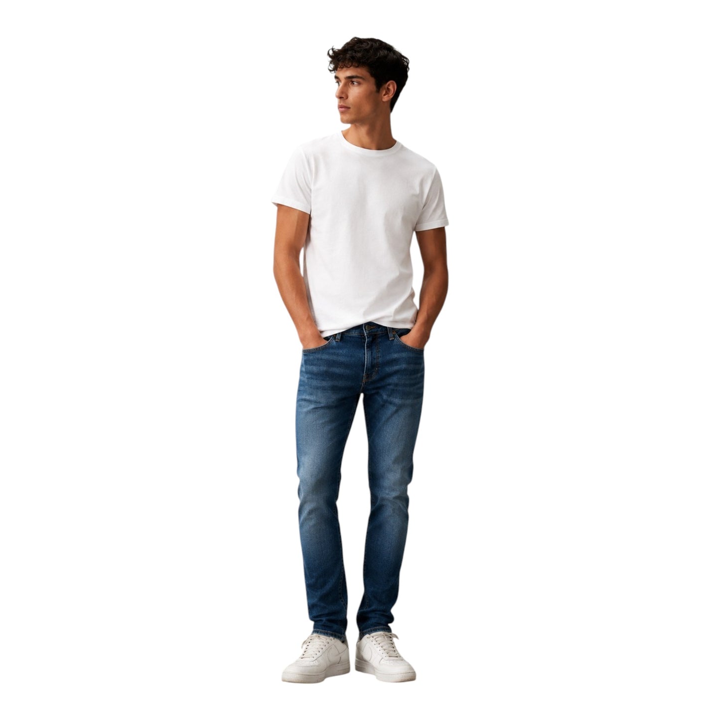 Tommy Hilfiger Denim Jeans W30 L32 Blau Slim Fit YKK Reißverschluss