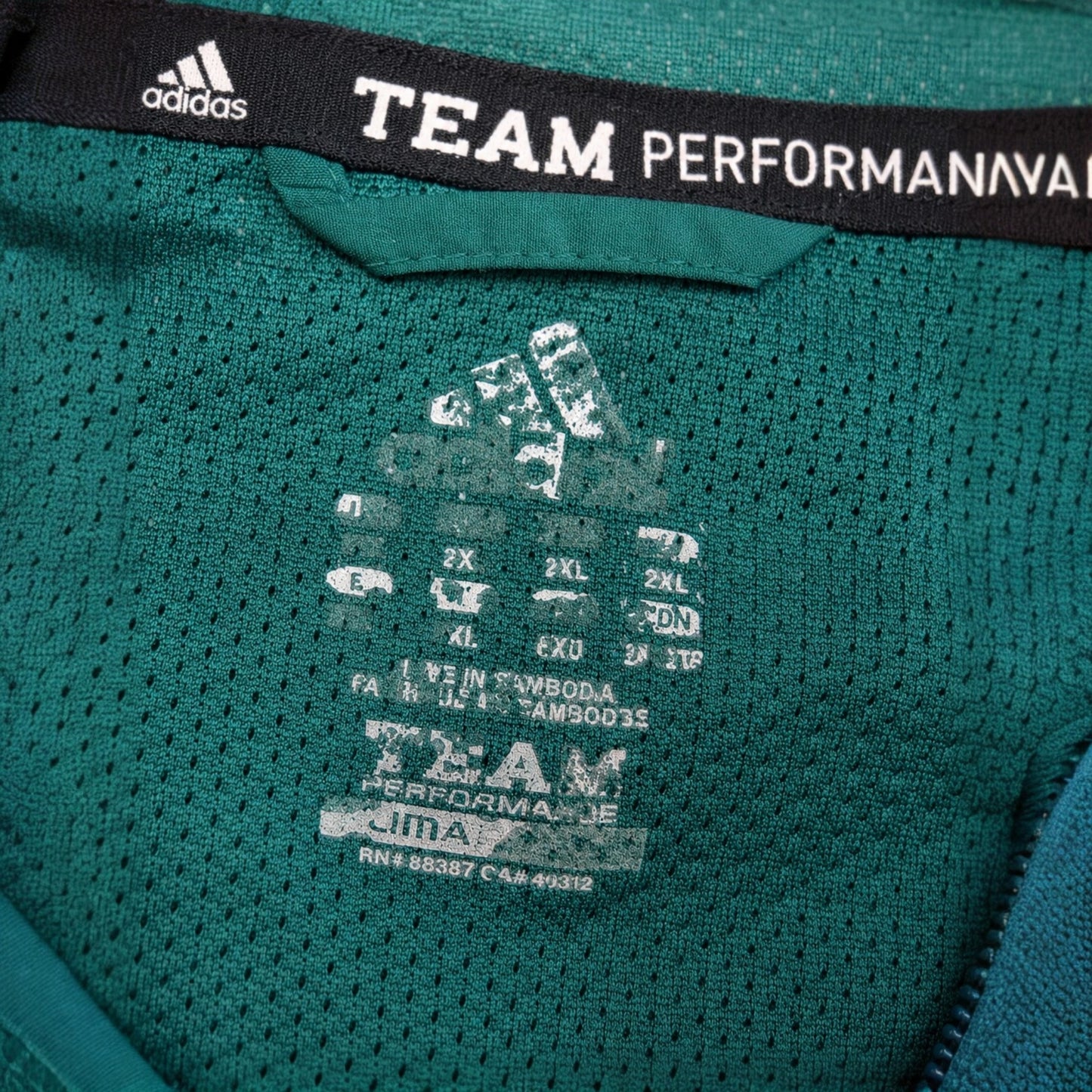 Adidas Team Performance Windbreaker Jacke Southeastern Louisiana Basketball Grün 2XL
