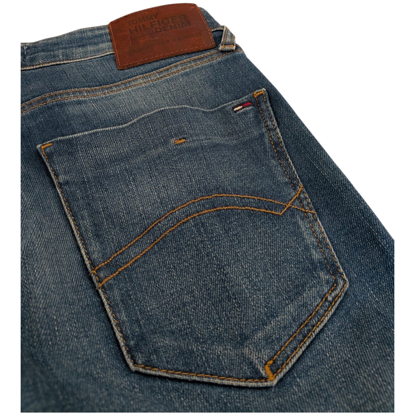 Tommy Hilfiger Denim Jeans W30 L32 Blau Slim Fit YKK Reißverschluss