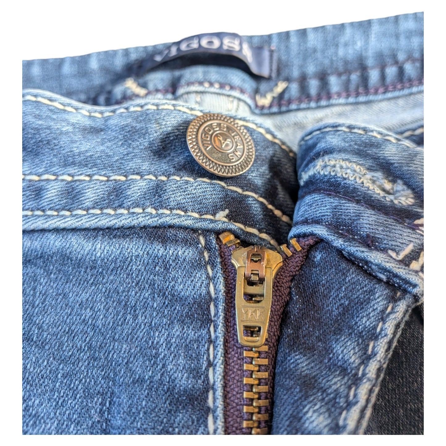 VIGOSS Heritage Fit Boot Cut Jeans W32 / DE 42 Blue Washed Y2K