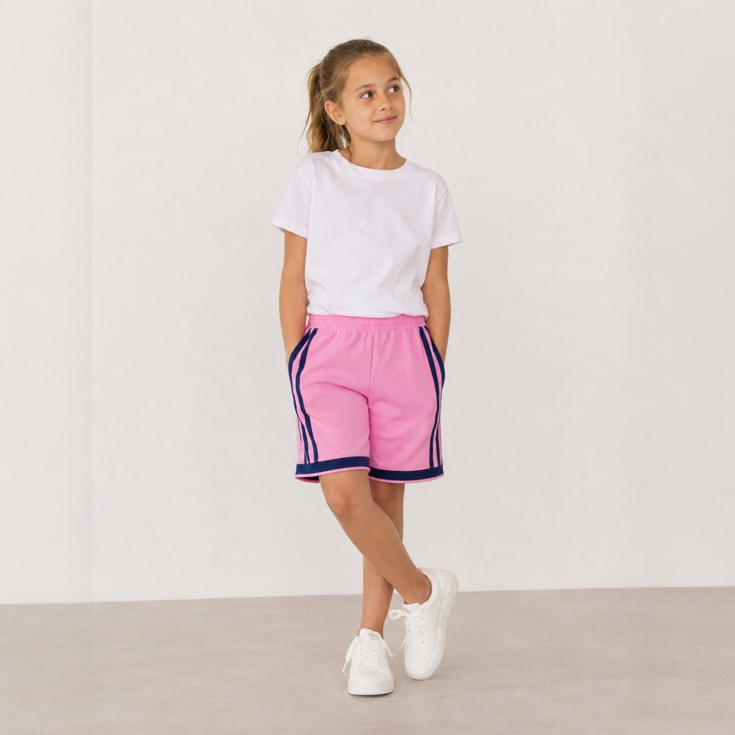 Adidas Climalite Shorts Rosa Navy – Größe L / 164