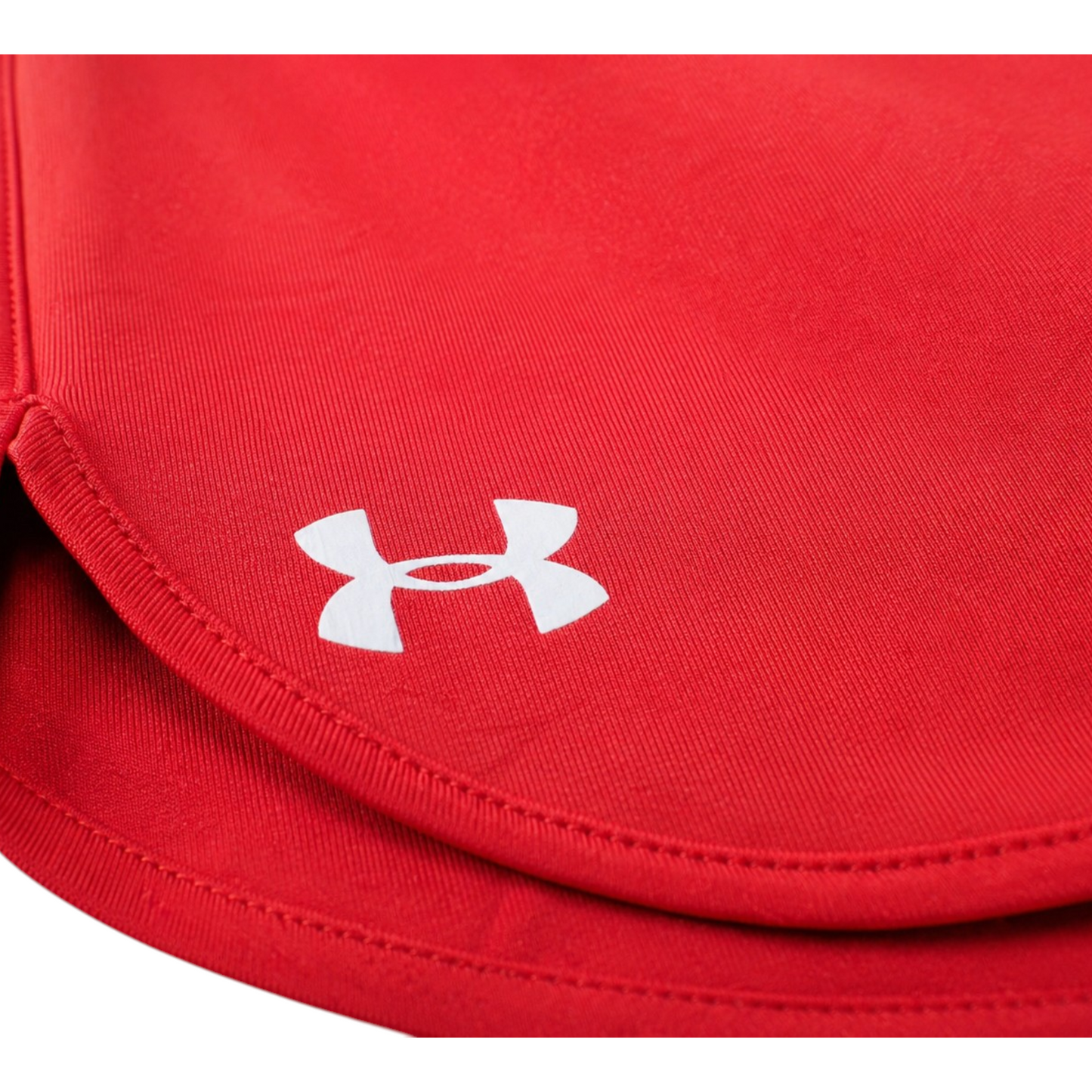 Under Armour Damen Sportshorts Rot mit Jaguar Print – Größe M