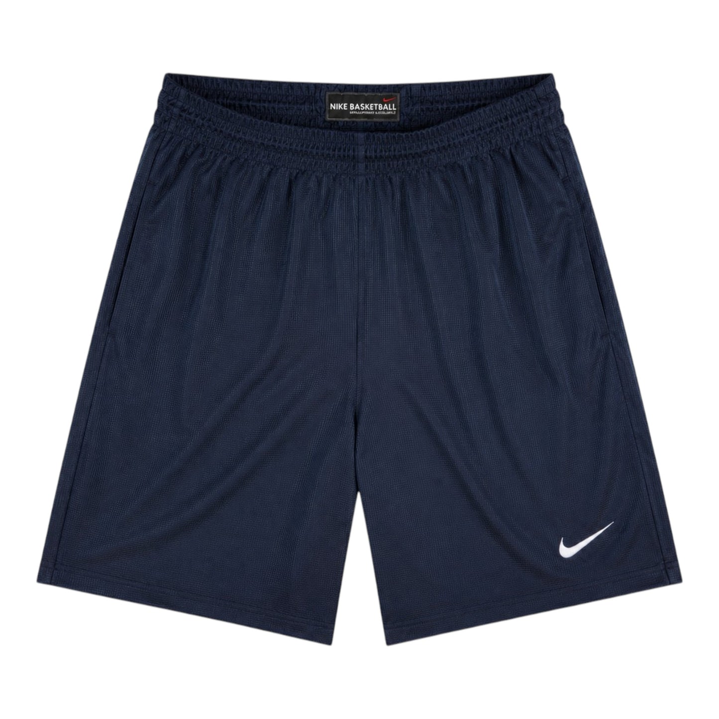 Nike Basketball Shorts Navy Blau Mesh Vintage Y2K Größe L