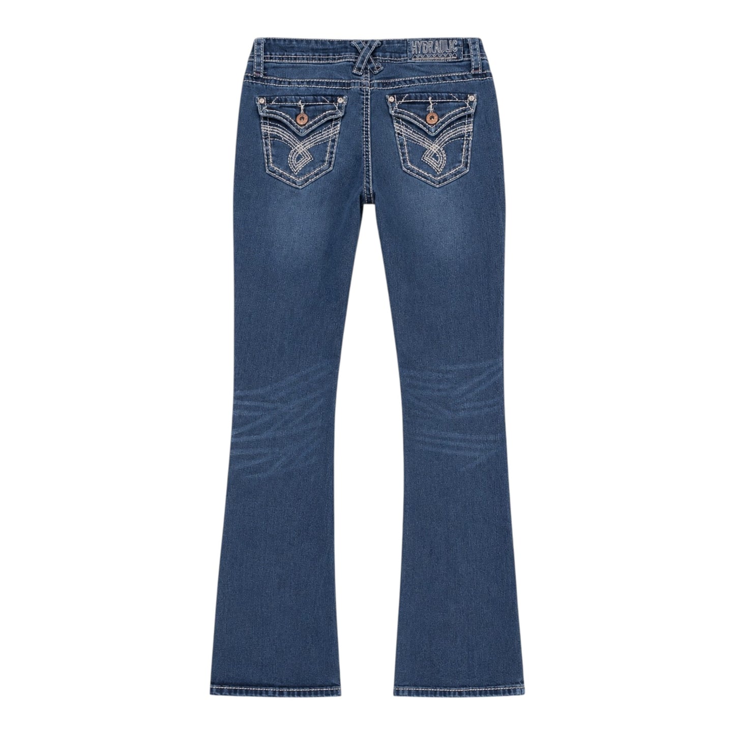 Hydraulic Lola Micro Boot Jeans W29 Blau Y2K Bootcut Stretch Used