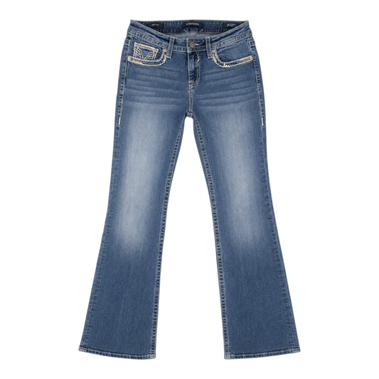 VIGOSS Heritage Fit Boot Cut Jeans W32 / DE 42 Blue Washed Y2K