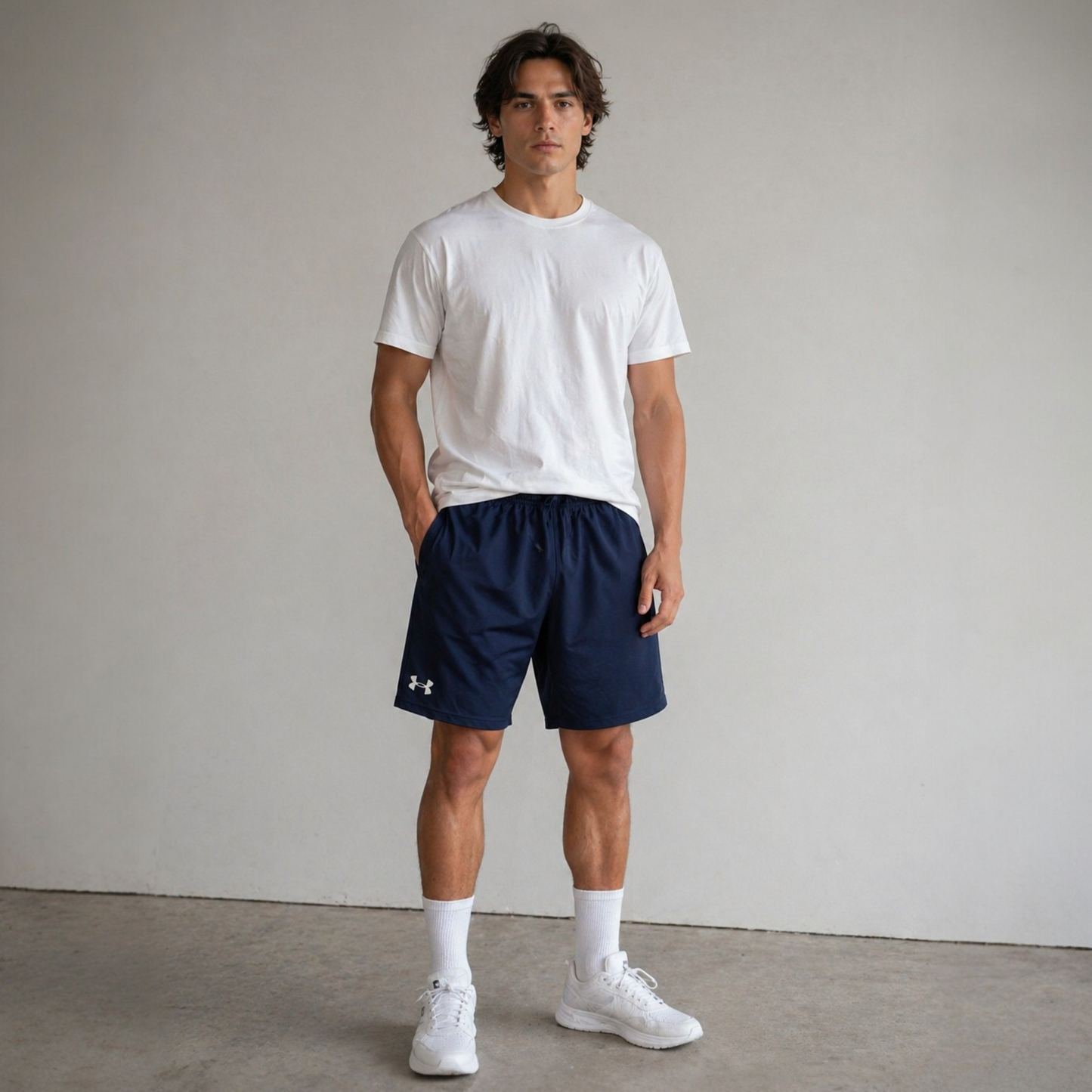 Under Armour Shorts Blau M – Sport / Gym Training Shorts Unisex