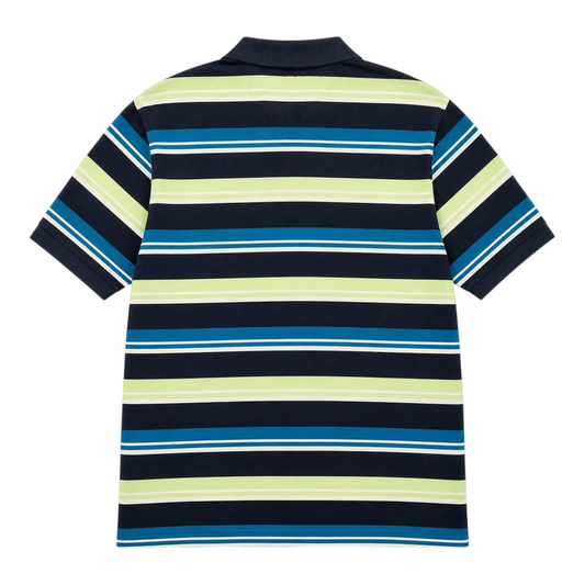 Chaps Ralph Lauren Polo Shirt Streifen Blau Grün XL Vintage