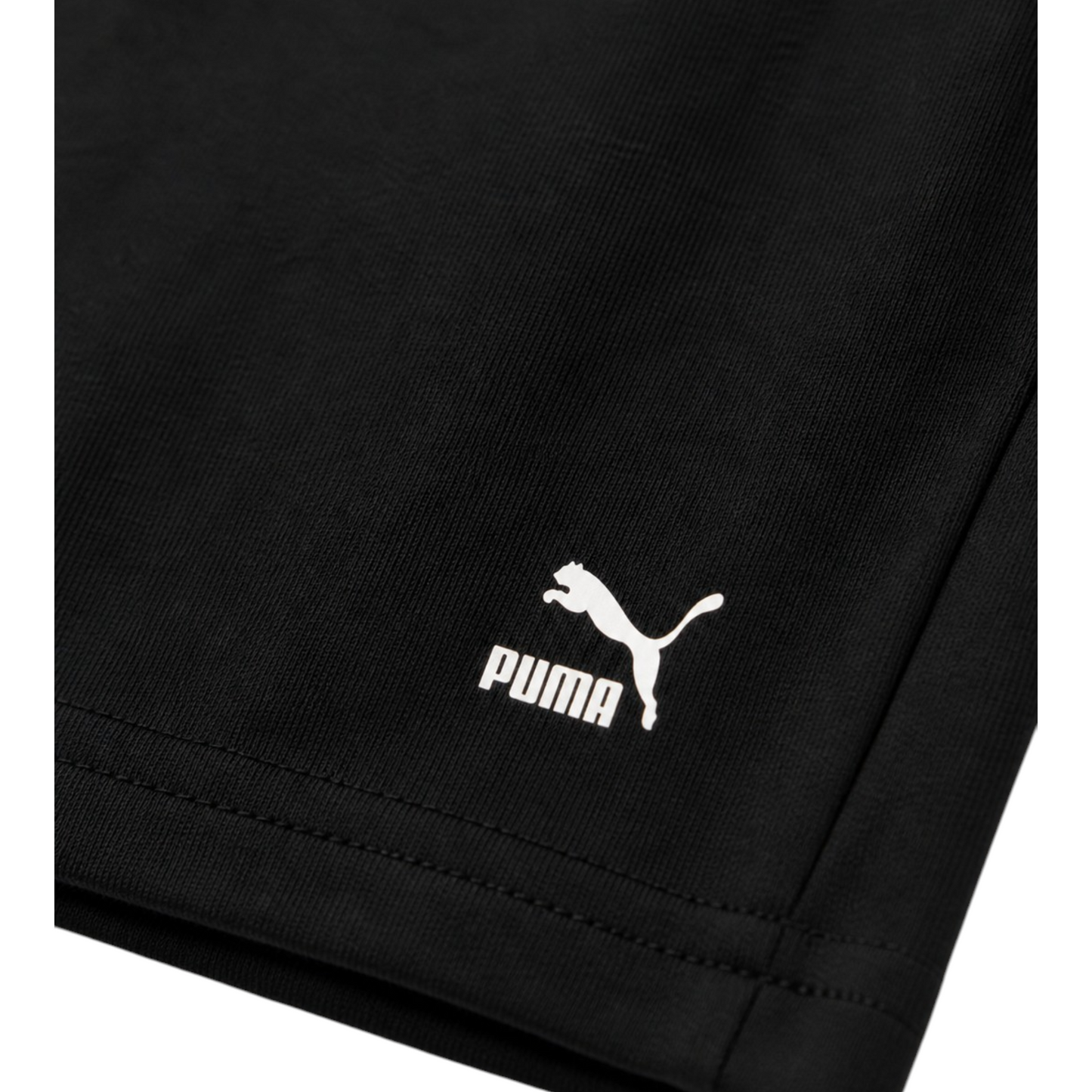 PUMA Kurzarm Hoodie Half-Zip Schwarz/Weiß – Oversized Fit mit Kapuze & Logo Details (XL)