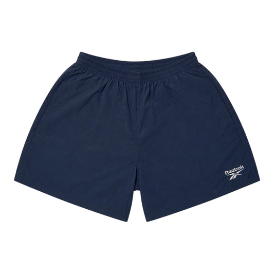 Vintage Reebok Badeshorts Swim Shorts Navy Blau mit Mesh-Futter Gr. L