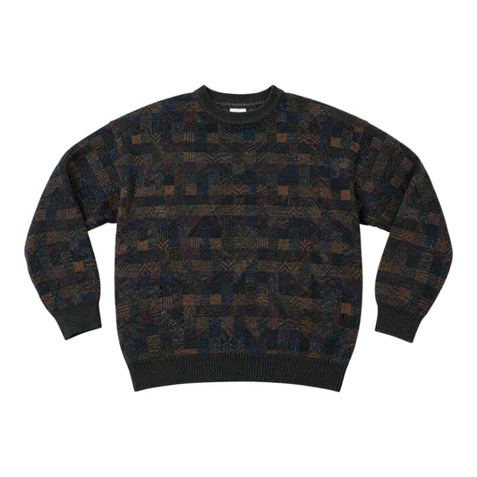 Vintage Taylor & Henry Strickpullover XL – 90s Muster Sweater | Oversize Knit