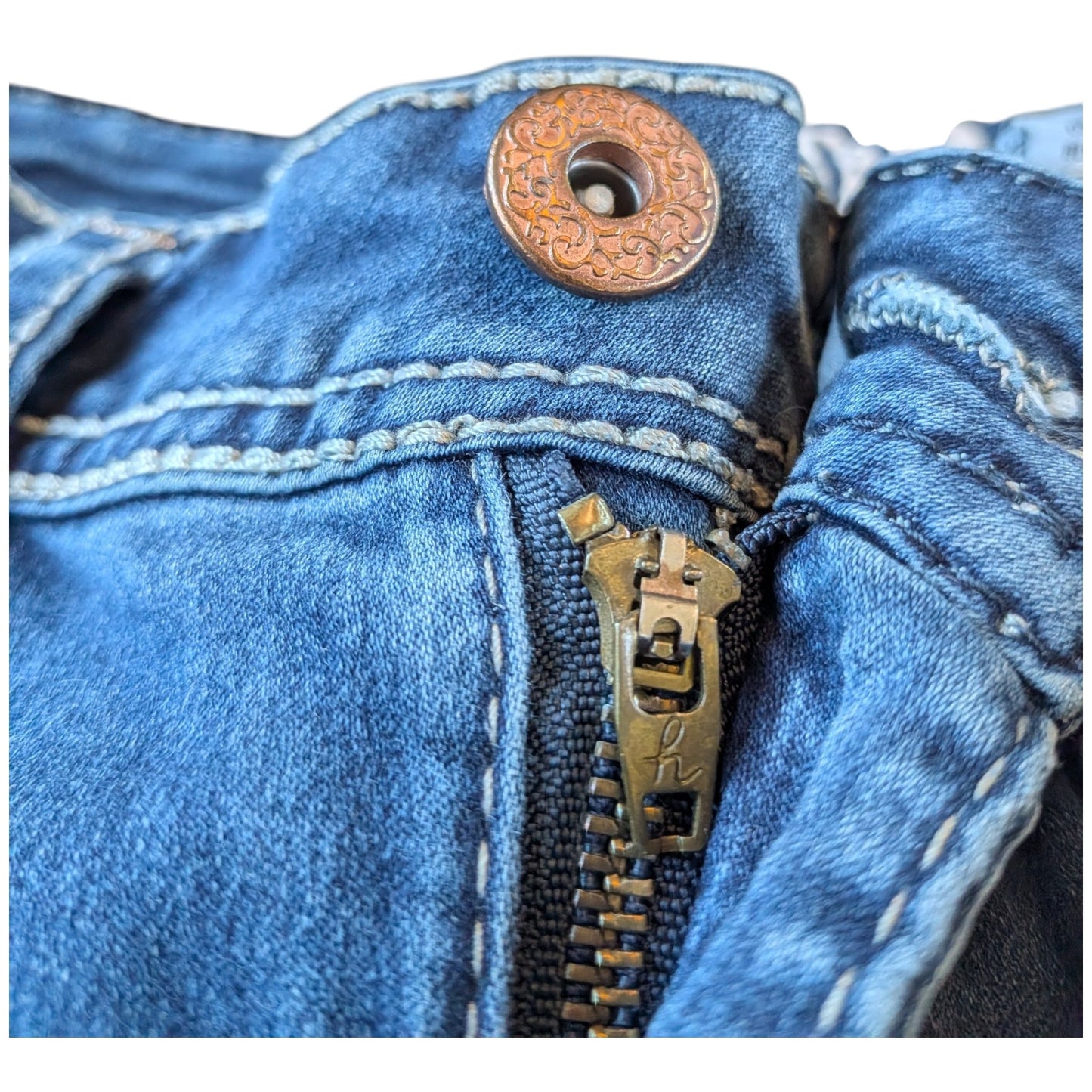 Hydraulic Lola Micro Boot Jeans W29 Blau Y2K Bootcut Stretch Used