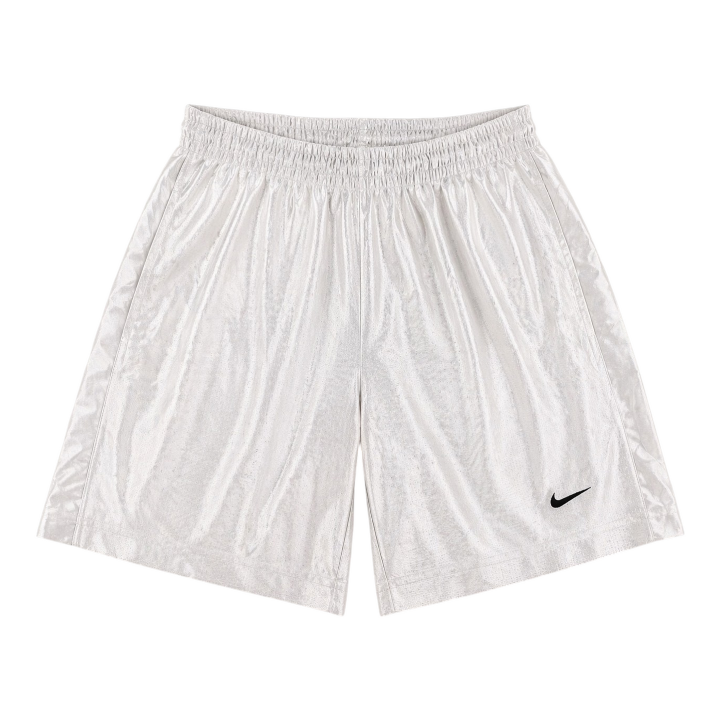 Vintage Nike Basketball Shorts Weiß – Mesh Y2K Shorts Größe M