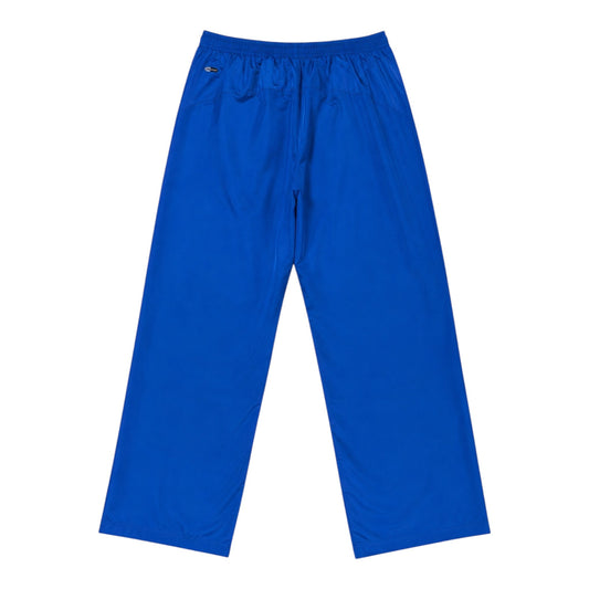 Adidas Climalite Trainingshose / Regenhose Blau Herren Gr. L – Gesticktes Logo, Zip-Beine