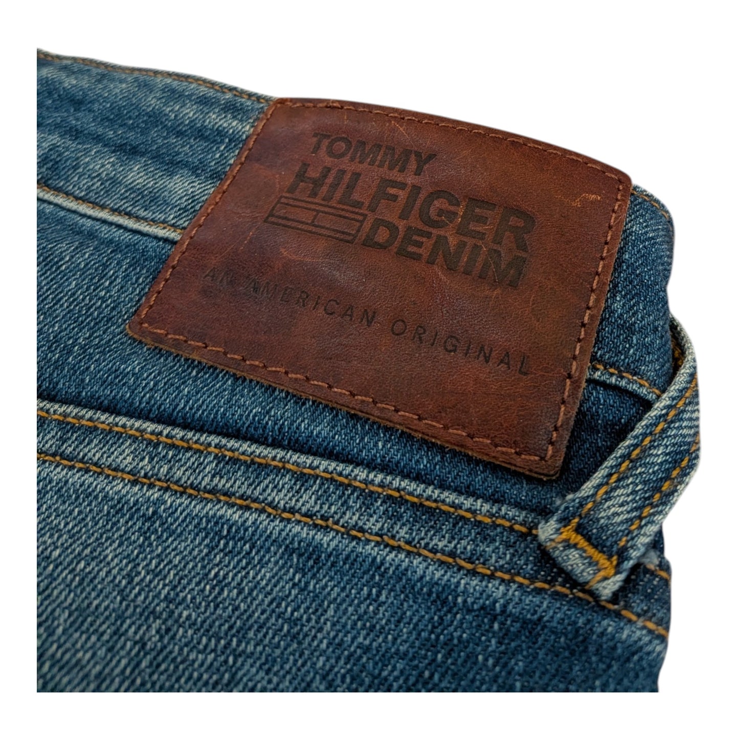 Tommy Hilfiger Denim Jeans W30 L32 Blau Slim Fit YKK Reißverschluss