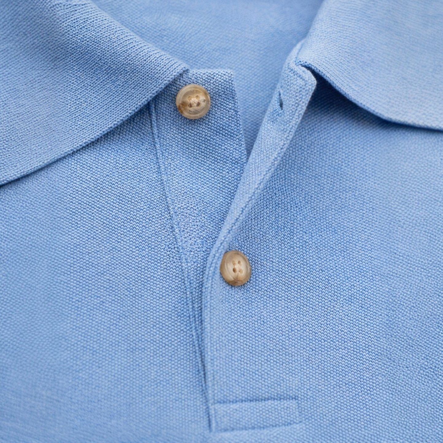 IZOD Advantage Polo Shirt Hellblau XL – Logo Stick, Kontrastknöpfe, Seitenschlitze