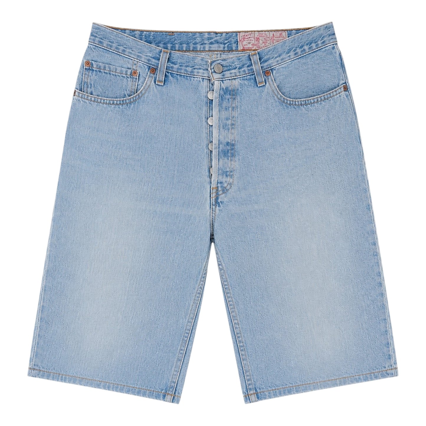 Vintage Levi’s 501 Jeans Shorts W30/DE38 Light Wash Button Fly Made in Hungary