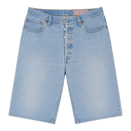 Vintage Levi’s 501 Jeans Shorts W30/DE38 Light Wash Button Fly Made in Hungary