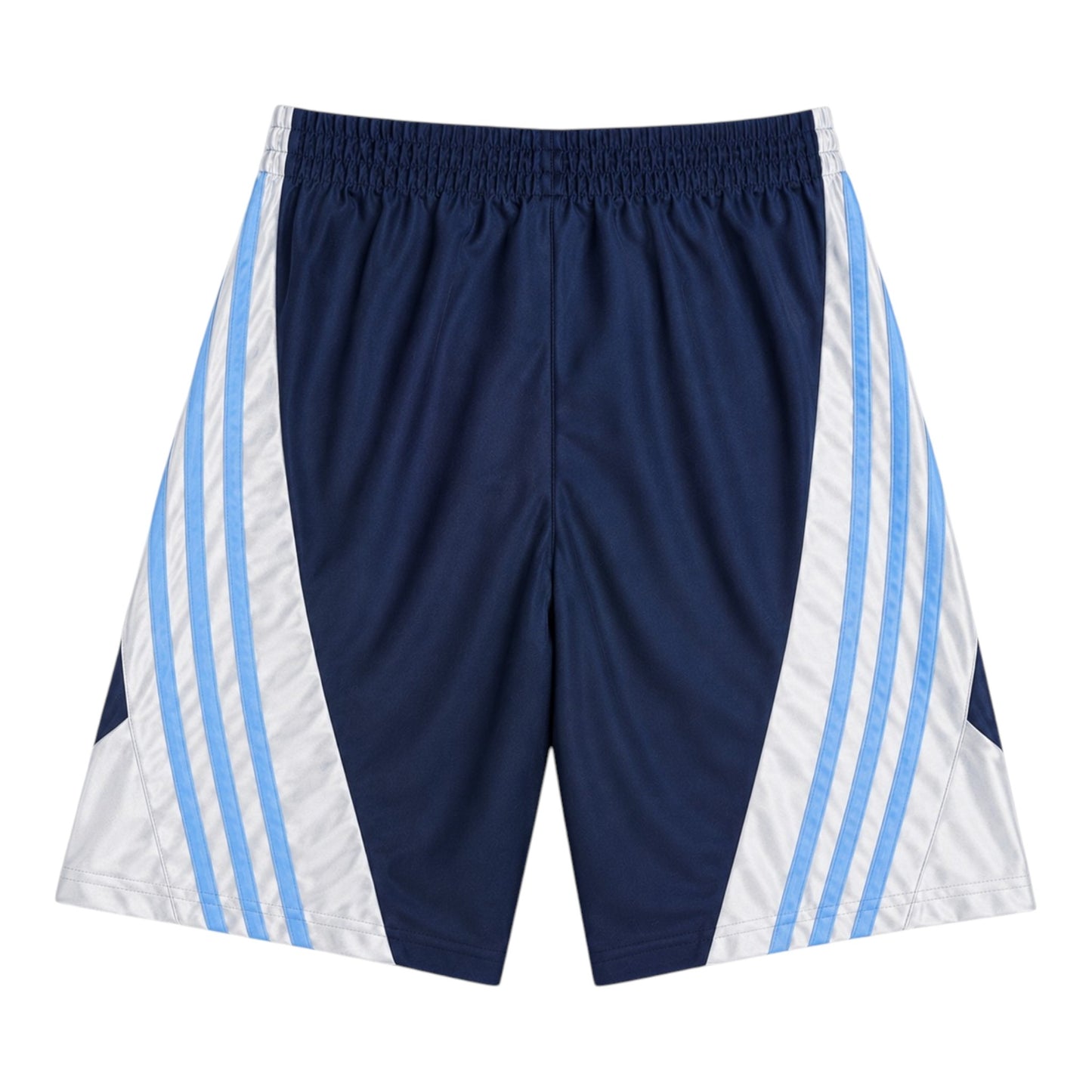 Adidas Basketball Shorts Navy Blau Hellblau Gr. L 14/16 Youth Vintage