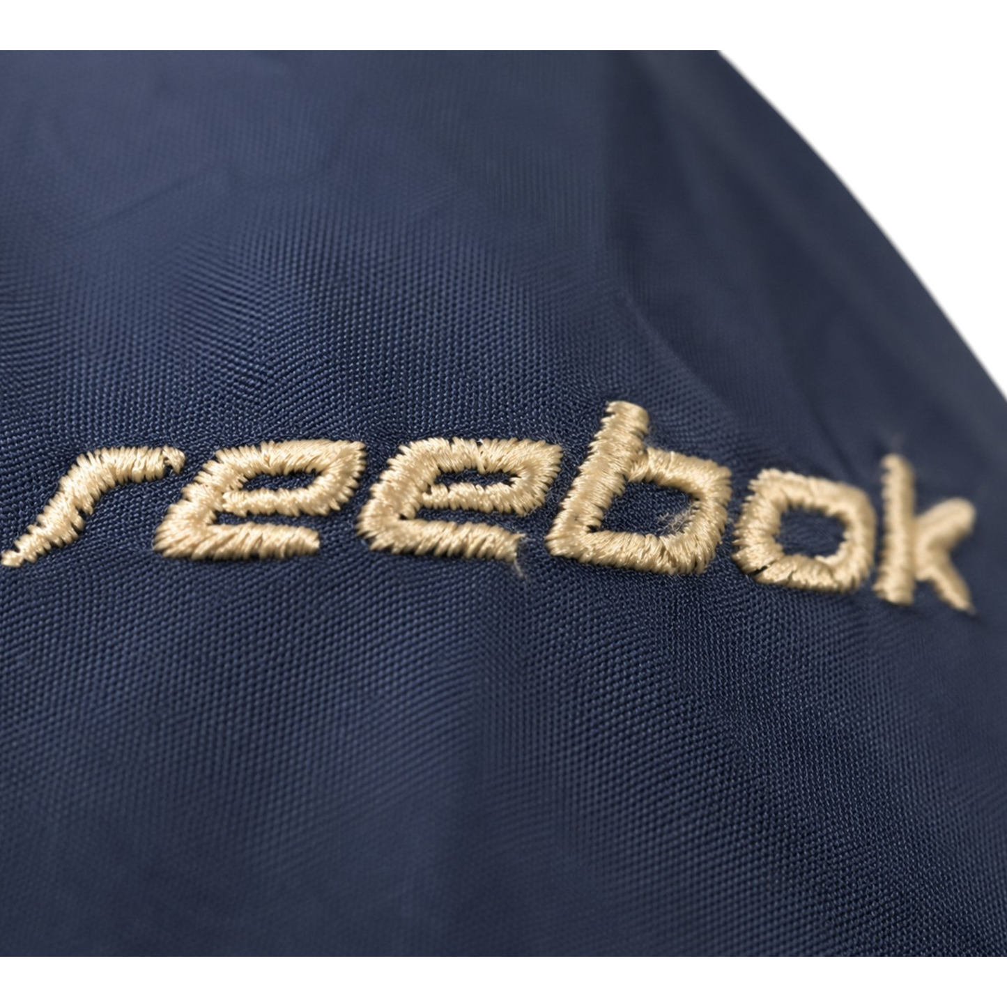 Vintage Reebok Windbreaker Jacke Navy Blau Gr. L 42 Nylon 90s