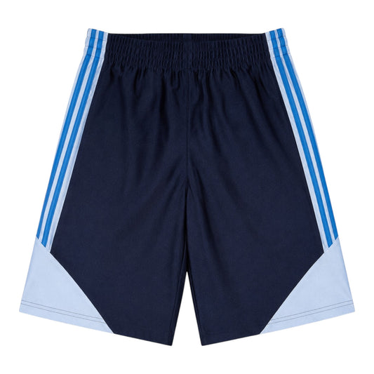Adidas Basketball Shorts Navy Blau Hellblau Gr. L 14/16 Youth Vintage