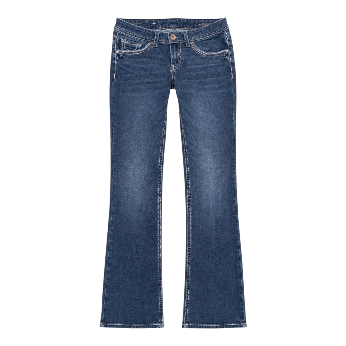 Hydraulic Lola Micro Boot Jeans W29 Blau Y2K Bootcut Stretch Used