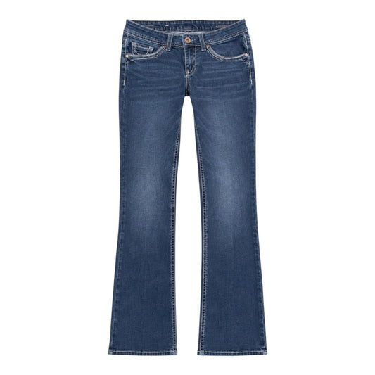 Hydraulic Lola Micro Boot Jeans W29 Blau Y2K Bootcut Stretch Used