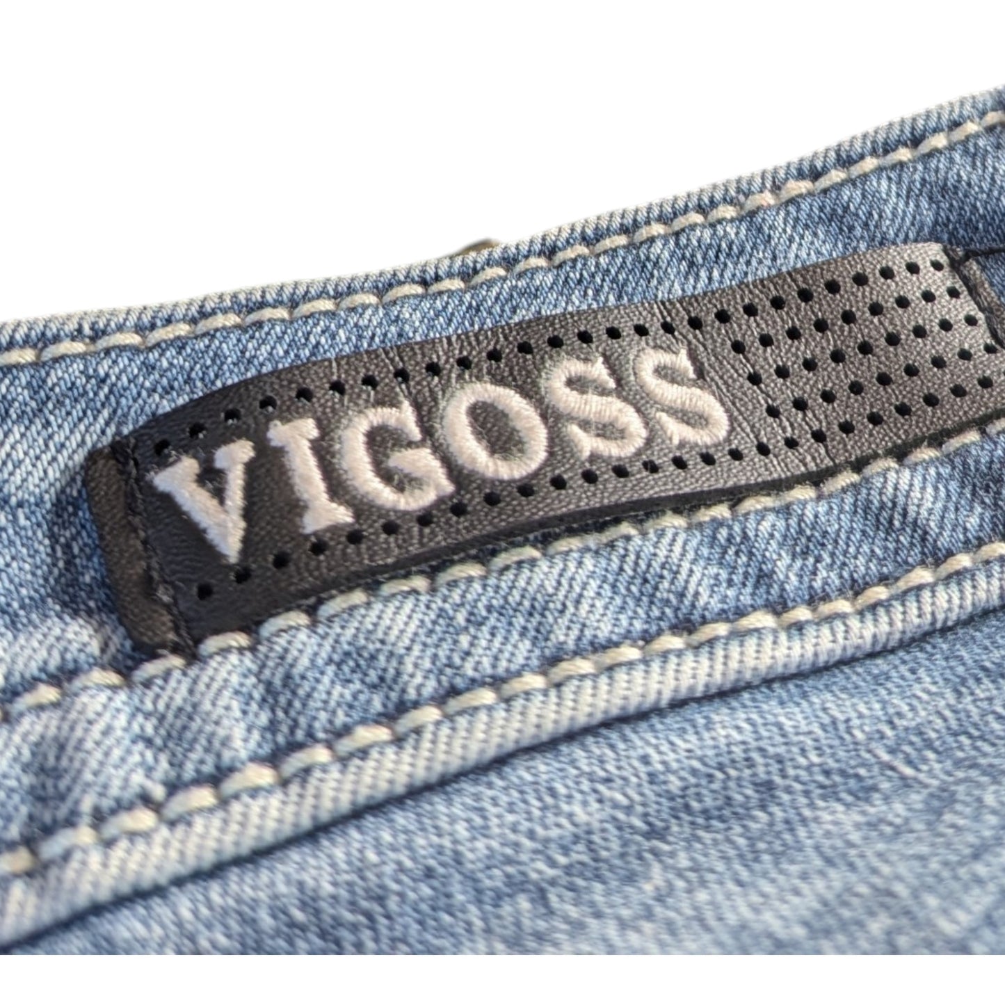 VIGOSS Heritage Fit Boot Cut Jeans W32 / DE 42 Blue Washed Y2K