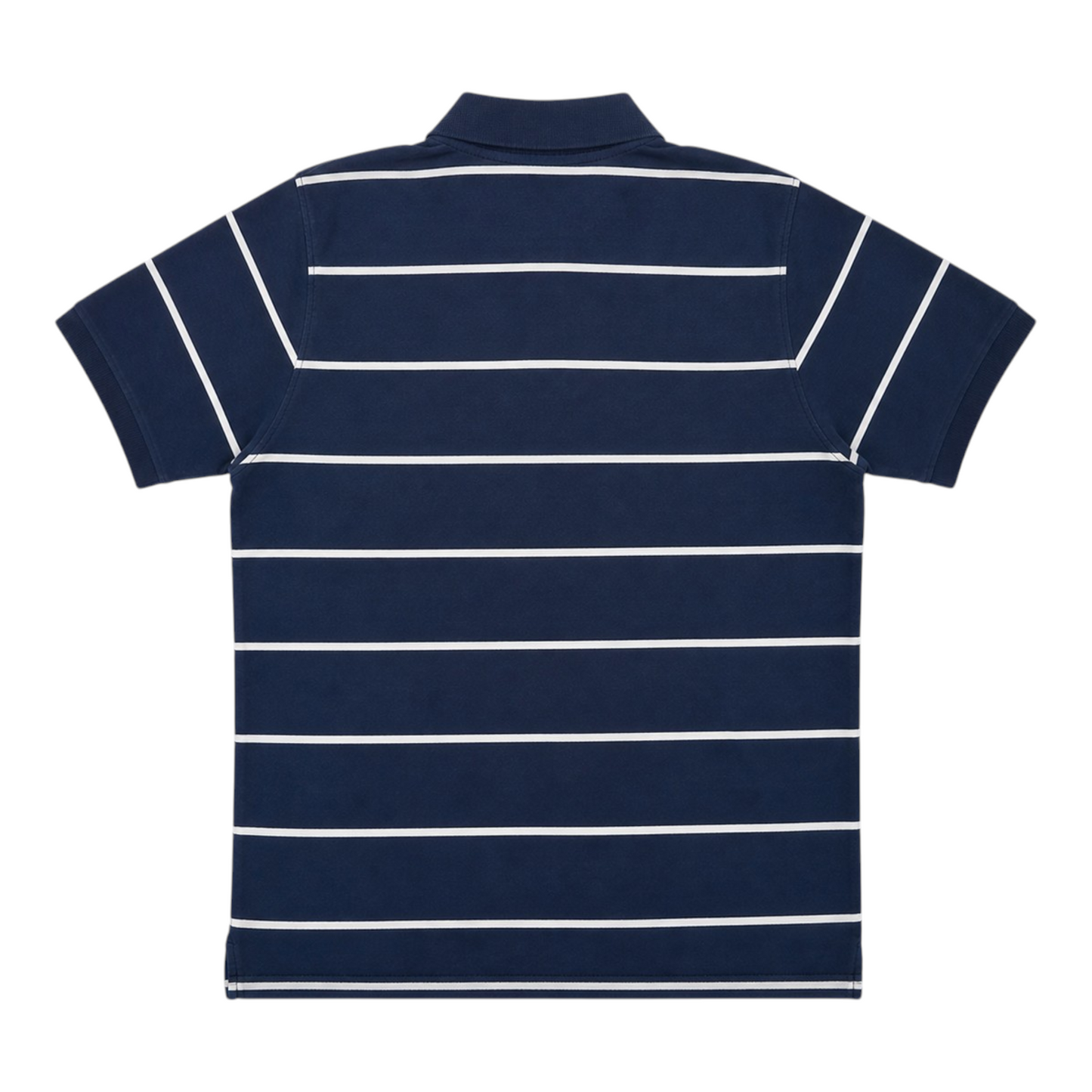 CHAPS Polo Shirt Blau Gestreift XL – 100% Baumwolle, Classic Fit