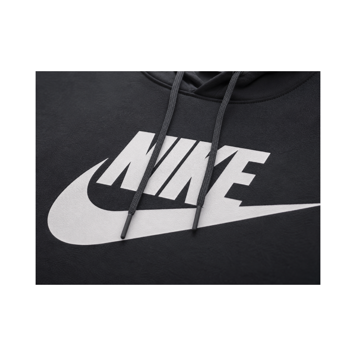 Nike Kinder Hoodie Schwarz Grau Gr. M (Youth) – Colorblock Kapuzenpullover mit großem Logo